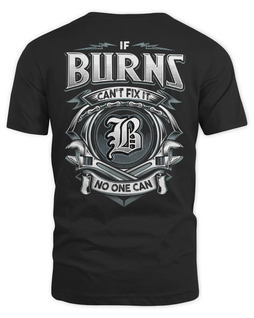 BURNS AP81-K4-626 - Personalized Ahmed Quote Apparel “If Ahmed Can't Fix It, No One Can” - Unisex Standard T-Shirt - Black