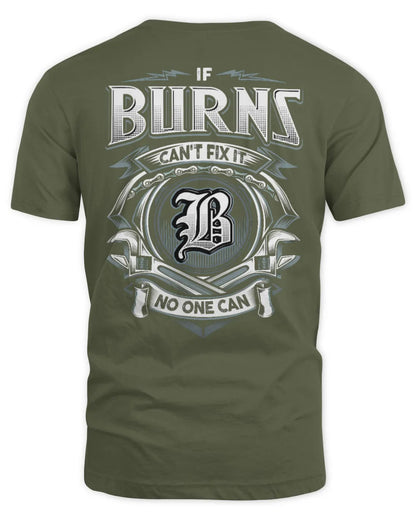 BURNS AP81-K4-626 - Personalized Ahmed Quote Apparel “If Ahmed Can't Fix It, No One Can” - Unisex Standard T-Shirt - Military Green