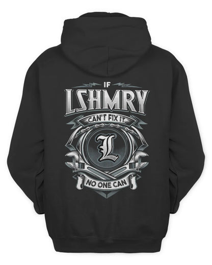 LSHMRY AP81-K4-626 - Personalized Ahmed Quote Apparel “If Ahmed Can't Fix It, No One Can” - Unisex Hoodie - Black