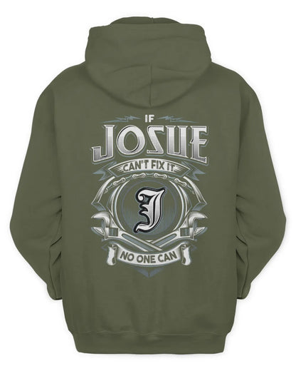 JOSUE AP81-K4-626 - Personalized Ahmed Quote Apparel “If Ahmed Can't Fix It, No One Can” - Unisex Hoodie - Military Green