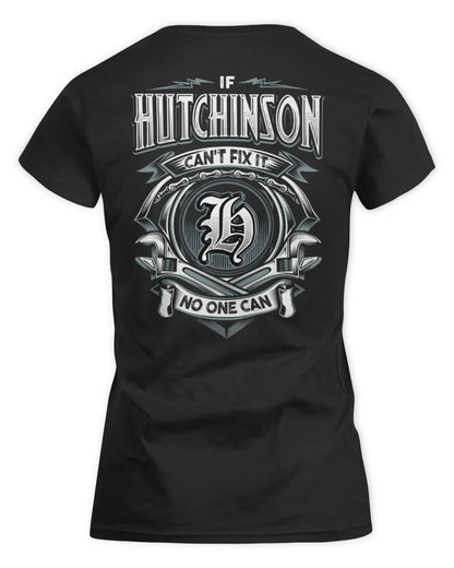 HUTCHINSON AP81-K4-626 - Personalized Ahmed Quote Apparel “If Ahmed Can't Fix It, No One Can” - Women's Standard T-Shirt - Black