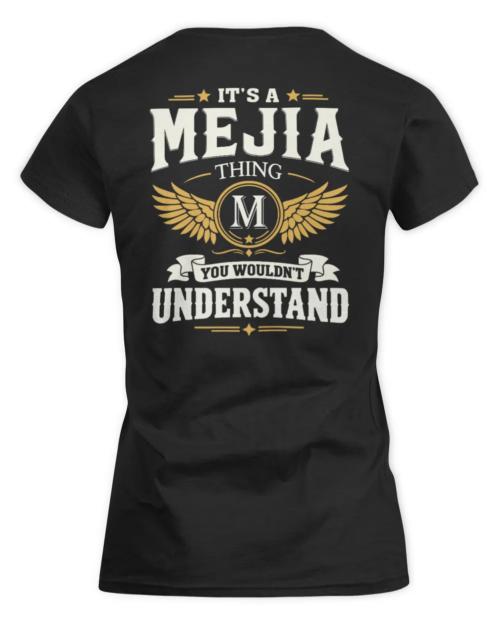 MEJIA KT06-M008 It’s a [NAME] Thing – You Wouldn’t Understand | Personalized Vintage T-Shirt - Women's Standard T-Shirt - Black