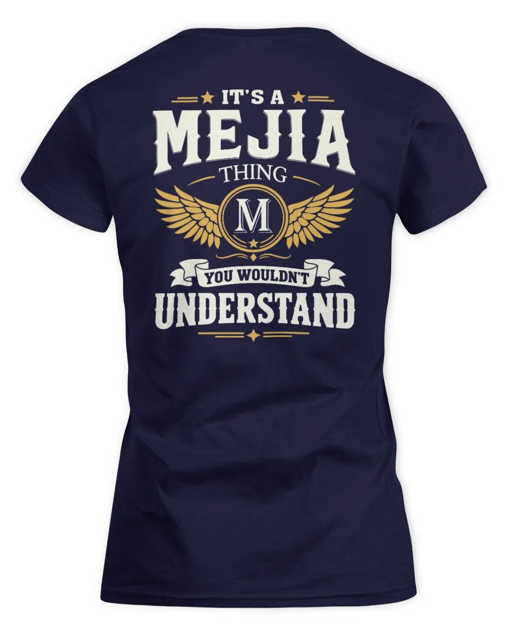 MEJIA KT06-M008 It’s a [NAME] Thing – You Wouldn’t Understand | Personalized Vintage T-Shirt - Women's Standard T-Shirt - Navy