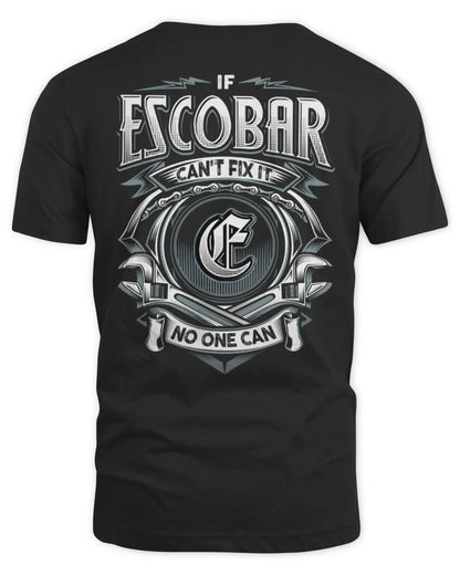 ESCOBAR AP81-K4-626 - Personalized Ahmed Quote Apparel “If Ahmed Can't Fix It, No One Can” - Unisex Standard T-Shirt - Black