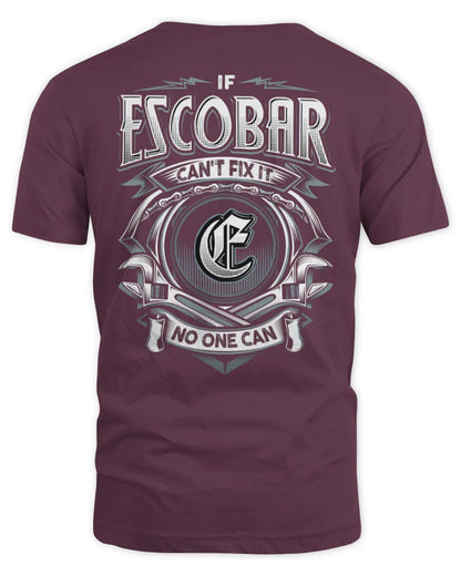 ESCOBAR AP81-K4-626 - Personalized Ahmed Quote Apparel “If Ahmed Can't Fix It, No One Can” - Unisex Standard T-Shirt - Maroon