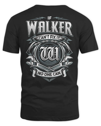 WALKER AP81-K4-626 - Personalized Ahmed Quote Apparel “If Ahmed Can't Fix It, No One Can” - Unisex Standard T-Shirt - Black