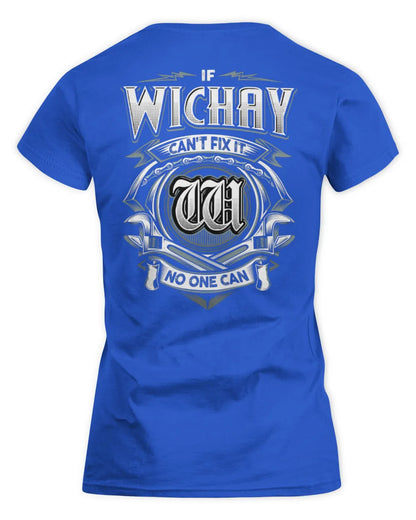 WICHAY AP81-K4-626 - Personalized Ahmed Quote Apparel “If Ahmed Can't Fix It, No One Can” - Women's Standard T-Shirt - Royal