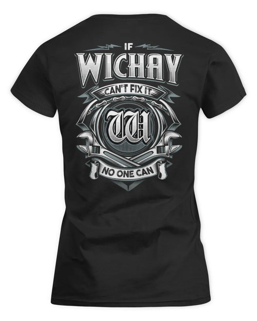 WICHAY AP81-K4-626 - Personalized Ahmed Quote Apparel “If Ahmed Can't Fix It, No One Can” - Women's Standard T-Shirt - Black