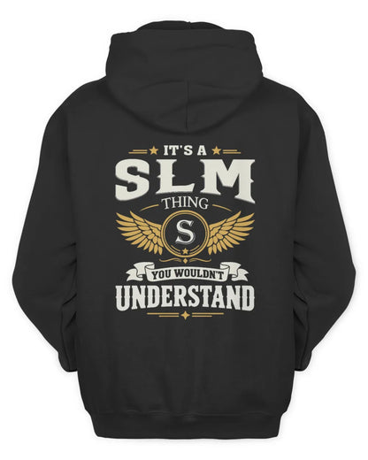 SLM KT06-M008 It’s a [NAME] Thing – You Wouldn’t Understand | Personalized Vintage T-Shirt - Unisex Hoodie - Black