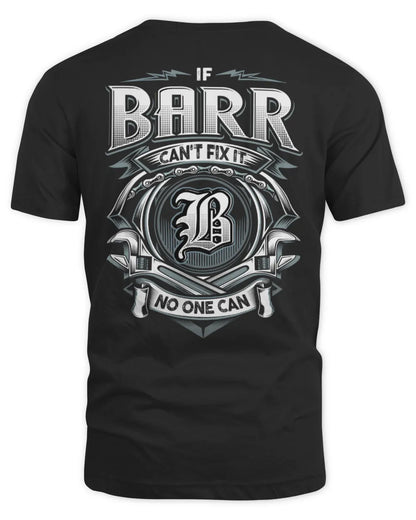 BARR AP81-K4-626 - Personalized Ahmed Quote Apparel “If Ahmed Can't Fix It, No One Can” - Unisex Standard T-Shirt - Black