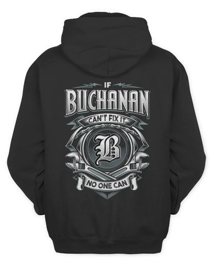 BUCHANAN AP81-K4-626 - Personalized Ahmed Quote Apparel “If Ahmed Can't Fix It, No One Can” - Unisex Hoodie - Black
