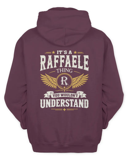RAFFAELE KT06-M008 It’s a [NAME] Thing – You Wouldn’t Understand | Personalized Vintage T-Shirt - Unisex Hoodie - Maroon