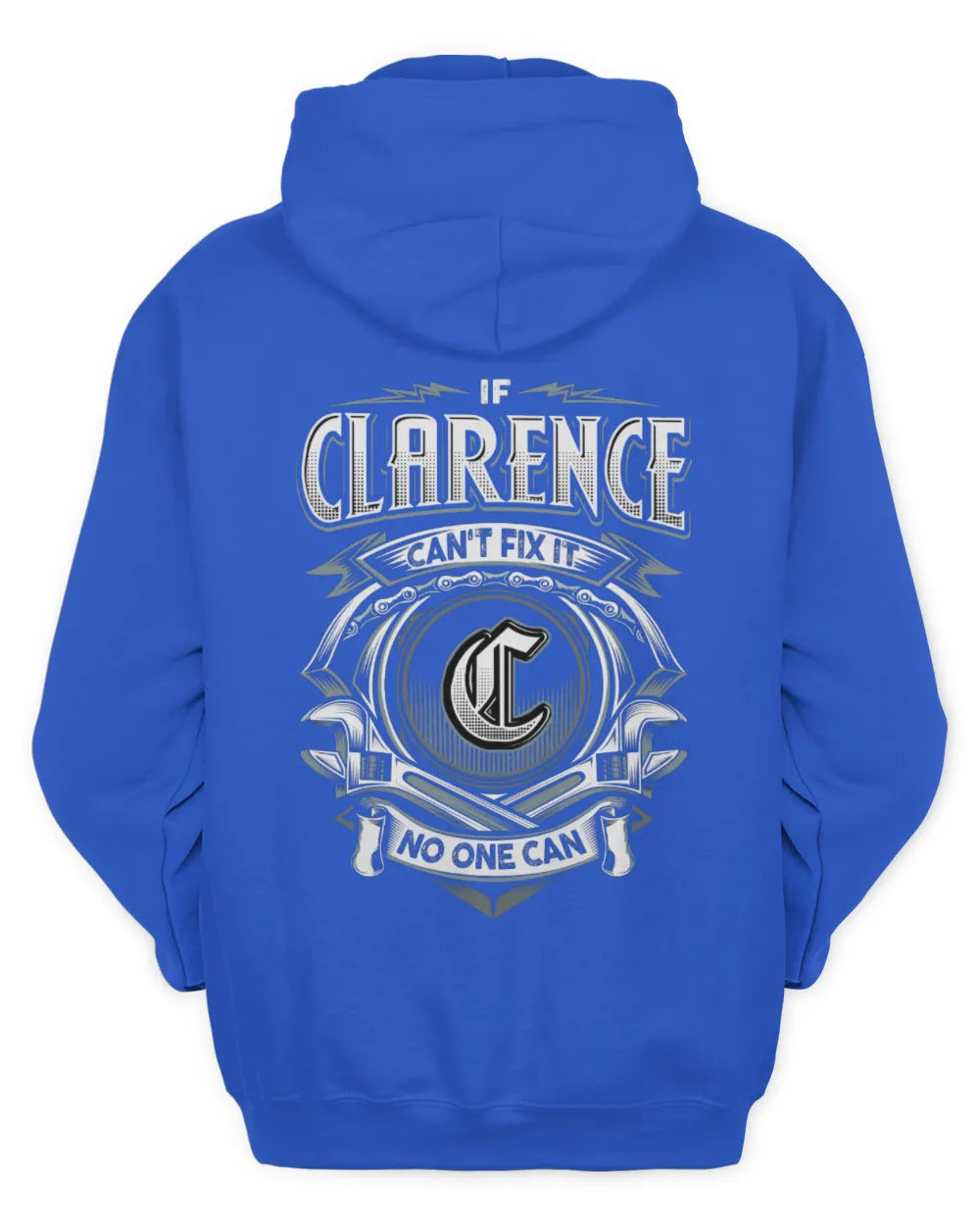 CLARENCE AP81-K4-626 - Personalized Ahmed Quote Apparel “If Ahmed Can't Fix It, No One Can” - Unisex Hoodie - Royal