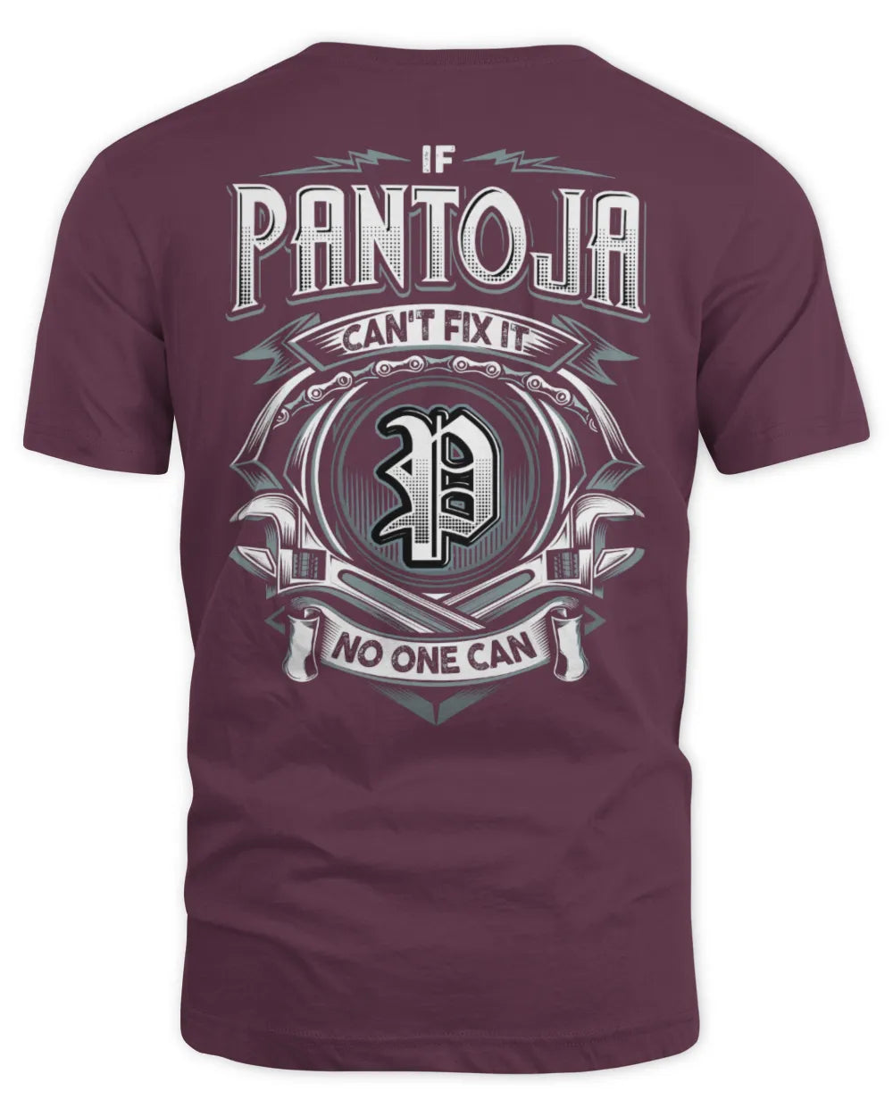 PANTOJA AP81-K4-626 - Personalized Ahmed Quote Apparel “If Ahmed Can't Fix It, No One Can” - Unisex Standard T-Shirt - Maroon