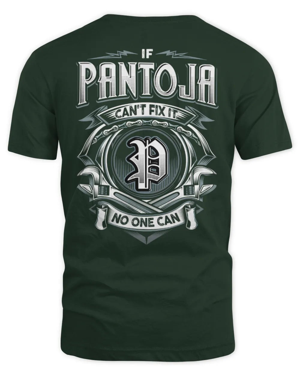 PANTOJA AP81-K4-626 - Personalized Ahmed Quote Apparel “If Ahmed Can't Fix It, No One Can” - Unisex Standard T-Shirt - Forest Green