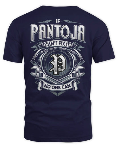 PANTOJA AP81-K4-626 - Personalized Ahmed Quote Apparel “If Ahmed Can't Fix It, No One Can” - Unisex Standard T-Shirt - Navy