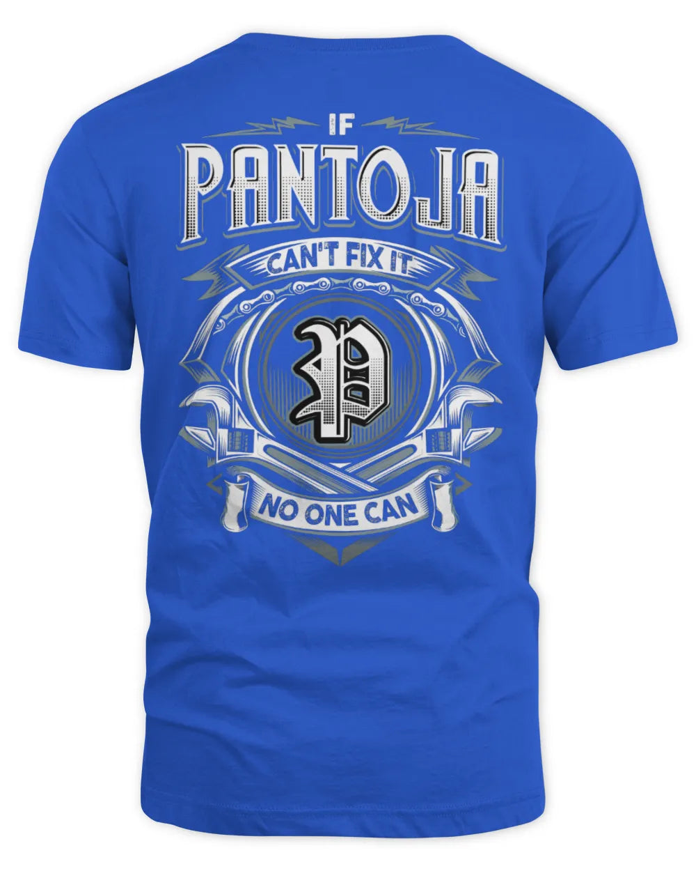 PANTOJA AP81-K4-626 - Personalized Ahmed Quote Apparel “If Ahmed Can't Fix It, No One Can” - Unisex Standard T-Shirt - Royal
