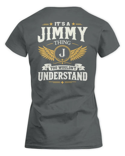 JIMMY KT06-M008 It’s a [NAME] Thing – You Wouldn’t Understand | Personalized Vintage T-Shirt - Women's Standard T-Shirt - Charcoal