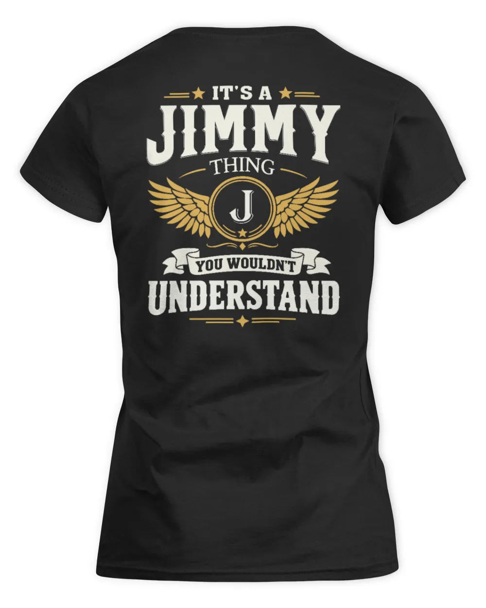 JIMMY KT06-M008 It’s a [NAME] Thing – You Wouldn’t Understand | Personalized Vintage T-Shirt - Women's Standard T-Shirt - Black