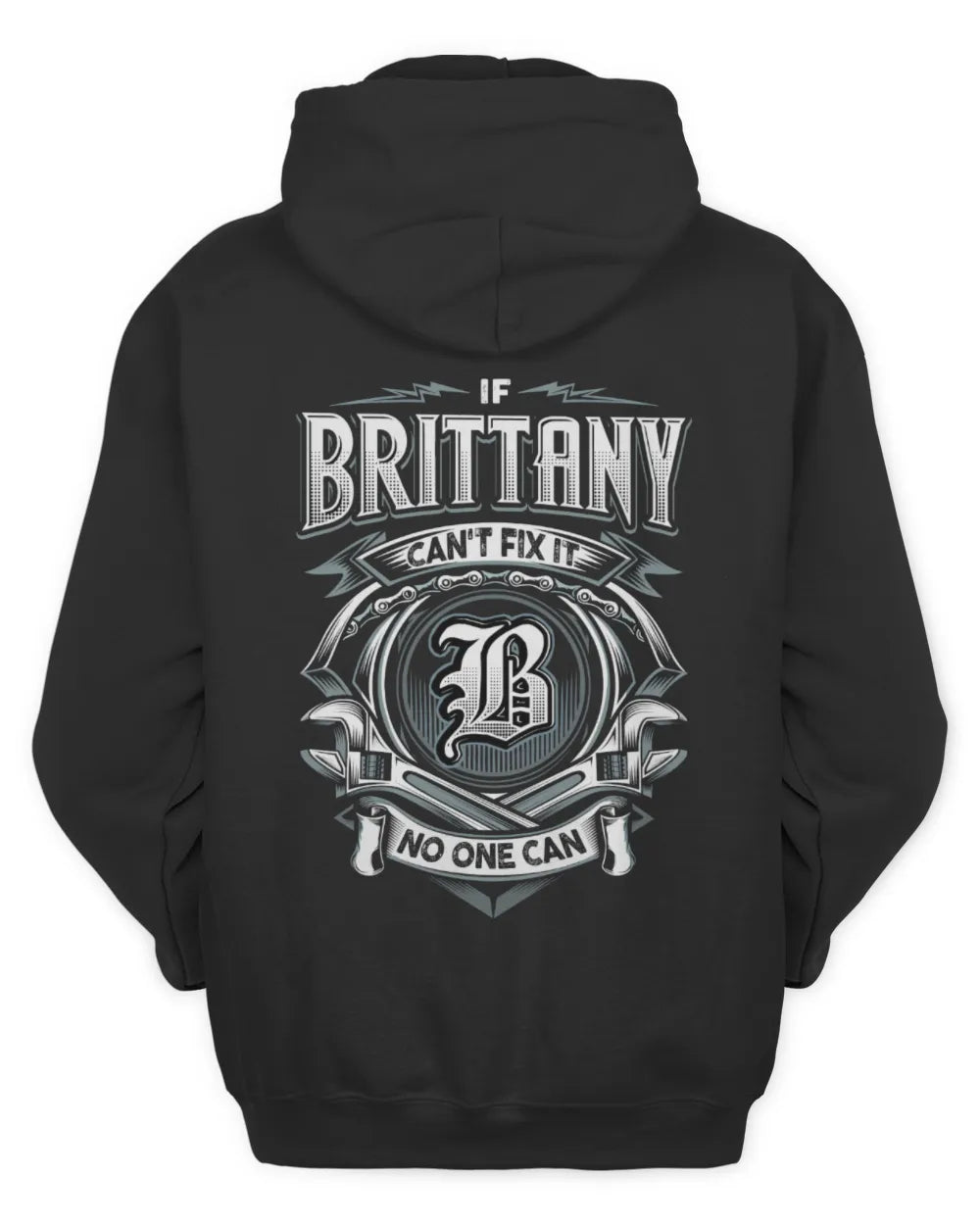 BRITTANY AP81-K4-626 - Personalized Ahmed Quote Apparel “If Ahmed Can't Fix It, No One Can” - Unisex Hoodie - Black