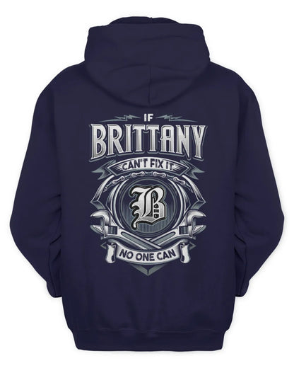 BRITTANY AP81-K4-626 - Personalized Ahmed Quote Apparel “If Ahmed Can't Fix It, No One Can” - Unisex Hoodie - Navy