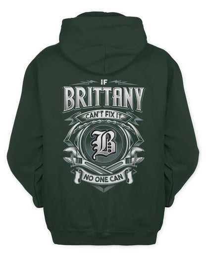 BRITTANY AP81-K4-626 - Personalized Ahmed Quote Apparel “If Ahmed Can't Fix It, No One Can” - Unisex Hoodie - Forest Green