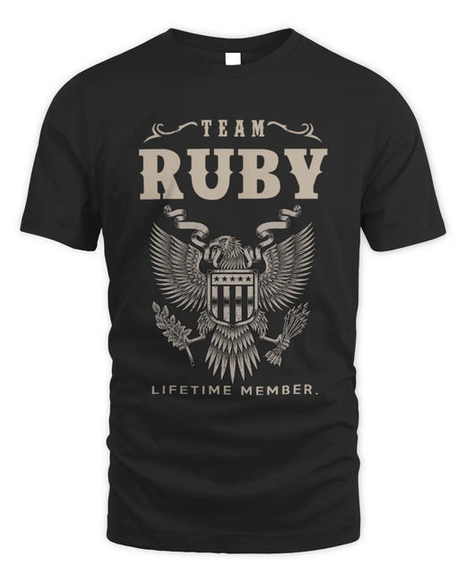 RUBY TP06-K82 – Personalized Classic Style Apparel “Team NAME Lifetime Member”