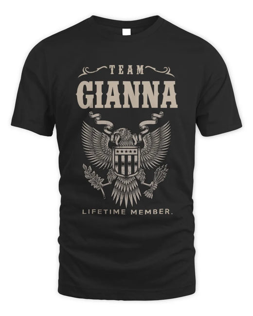 GIANNA TP06-K82 – Personalized Classic Style Apparel “Team NAME Lifetime Member”