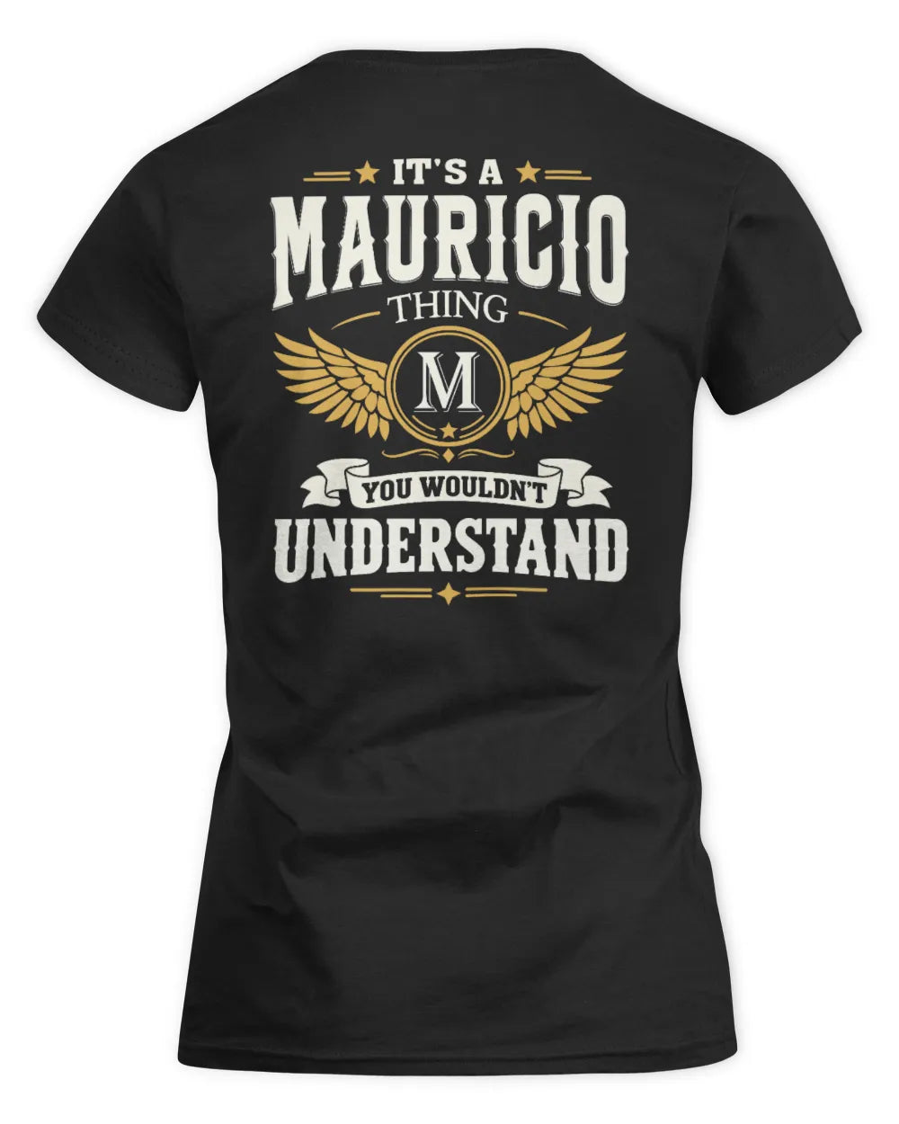MAURICIO KT06-M008 It’s a [NAME] Thing – You Wouldn’t Understand | Personalized Vintage T-Shirt - Women's Standard T-Shirt - Black