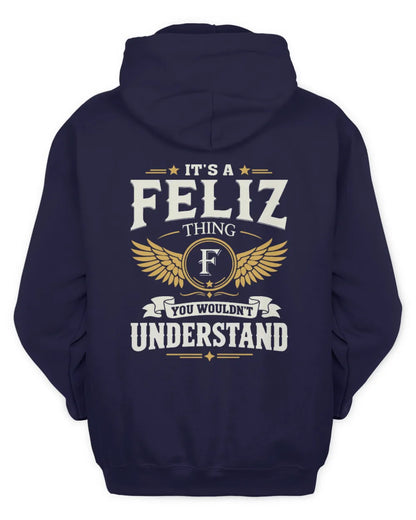 FELIZ KT06-M008 It’s a [NAME] Thing – You Wouldn’t Understand | Personalized Vintage T-Shirt - Unisex Hoodie - Navy