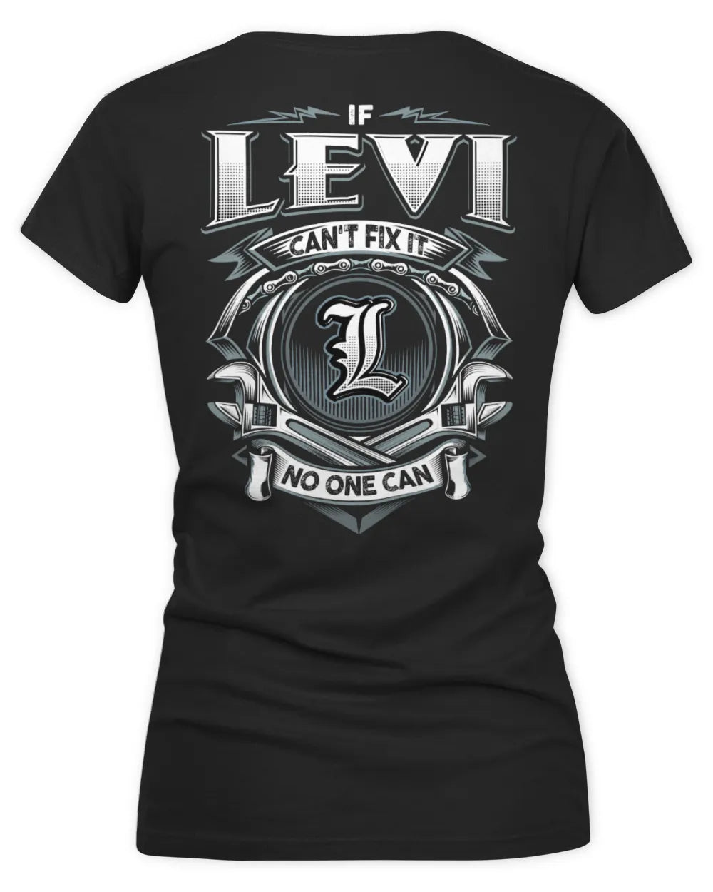 LEVI AP81-K4-626 - Personalized Ahmed Quote Apparel “If Ahmed Can't Fix It, No One Can” - Women's V-Neck T-Shirt - Black