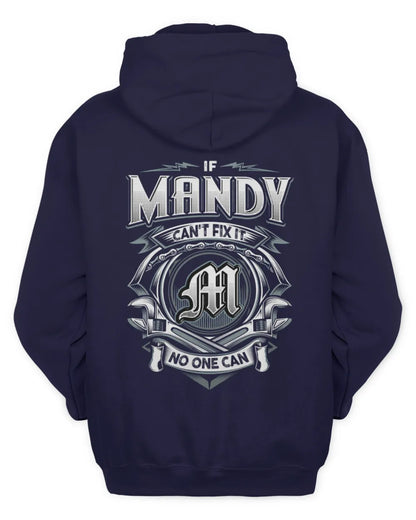 MANDY AP81-K4-626 - Personalized Ahmed Quote Apparel “If Ahmed Can't Fix It, No One Can” - Unisex Hoodie - Navy