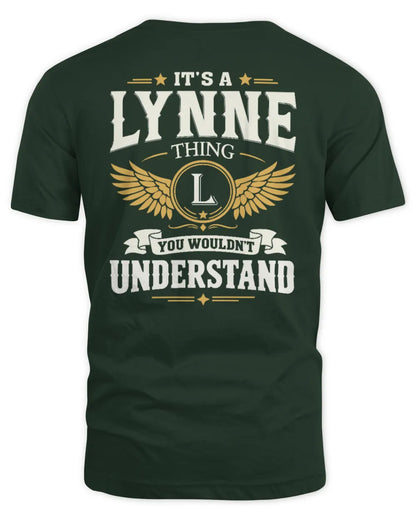 LYNNE KT06-M008 It’s a [NAME] Thing – You Wouldn’t Understand | Personalized Vintage T-Shirt - Unisex Standard T-Shirt - Forest Green