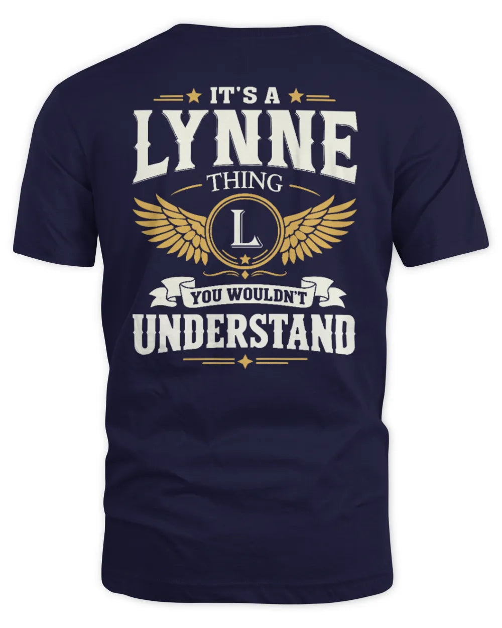 LYNNE KT06-M008 It’s a [NAME] Thing – You Wouldn’t Understand | Personalized Vintage T-Shirt - Unisex Standard T-Shirt - Navy