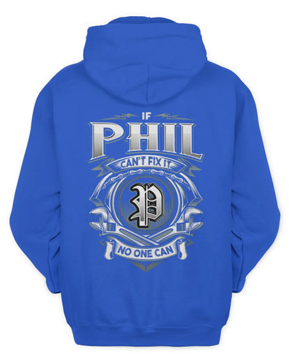 PHIL AP81-K4-626 - Personalized Ahmed Quote Apparel “If Ahmed Can't Fix It, No One Can” - Unisex Hoodie - Royal