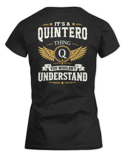 QUINTERO KT06-M008 It’s a [NAME] Thing – You Wouldn’t Understand | Personalized Vintage T-Shirt - Women's Standard T-Shirt - Black