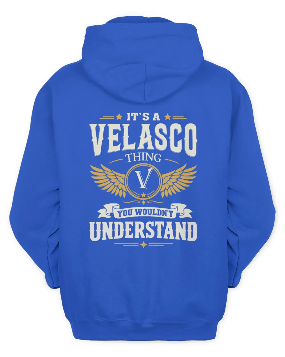 VELASCO KT06-M008 It’s a [NAME] Thing – You Wouldn’t Understand | Personalized Vintage T-Shirt - Unisex Hoodie - Royal