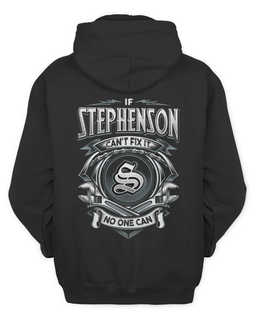 STEPHENSON AP81-K4-626 - Personalized Ahmed Quote Apparel “If Ahmed Can't Fix It, No One Can” - Unisex Hoodie - Black