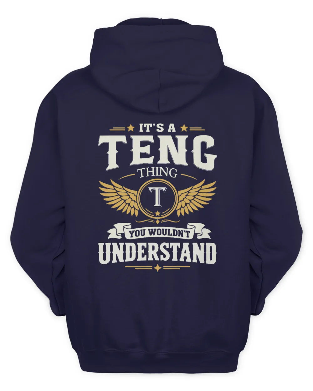 TENG KT06-M008 It’s a [NAME] Thing – You Wouldn’t Understand | Personalized Vintage T-Shirt - Unisex Hoodie - Navy