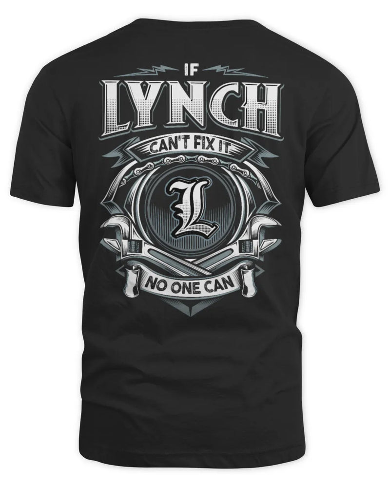 LYNCH AP81-K4-626 - Personalized Ahmed Quote Apparel “If Ahmed Can't Fix It, No One Can” - Unisex Standard T-Shirt - Black