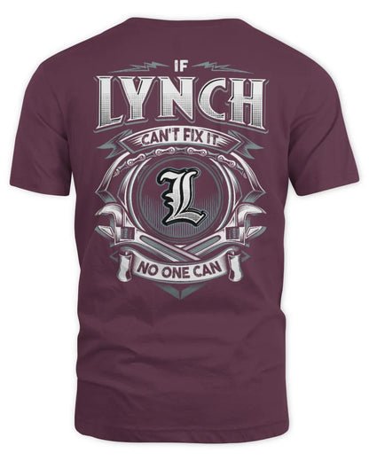 LYNCH AP81-K4-626 - Personalized Ahmed Quote Apparel “If Ahmed Can't Fix It, No One Can” - Unisex Standard T-Shirt - Maroon