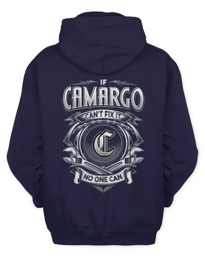 CAMARGO AP81-K4-626 - Personalized Ahmed Quote Apparel “If Ahmed Can't Fix It, No One Can” - Unisex Hoodie - Navy