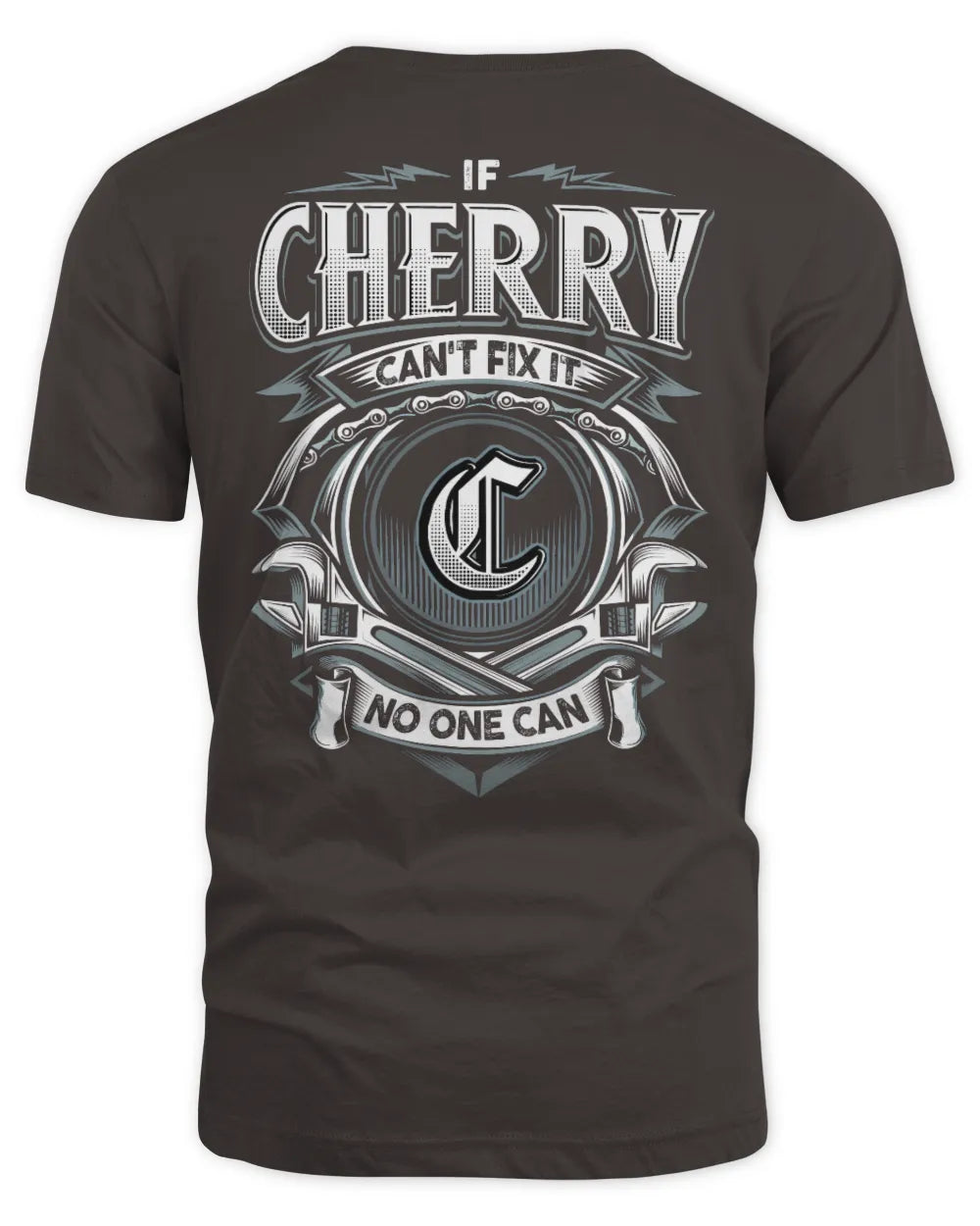 CHERRY AP81-K4-626 - Personalized Ahmed Quote Apparel “If Ahmed Can't Fix It, No One Can” - Unisex Standard T-Shirt - Dark Chocolate