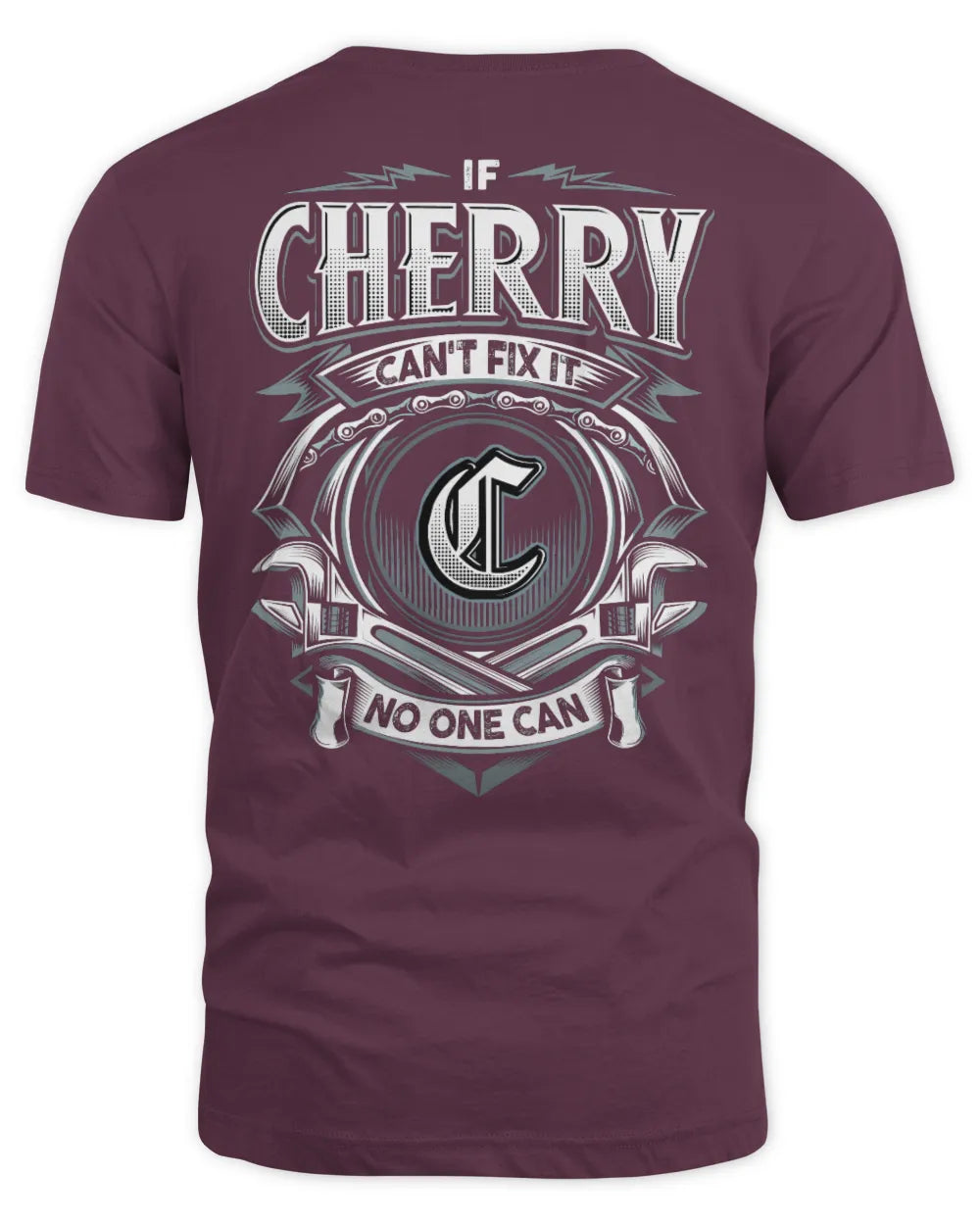 CHERRY AP81-K4-626 - Personalized Ahmed Quote Apparel “If Ahmed Can't Fix It, No One Can” - Unisex Standard T-Shirt - Maroon