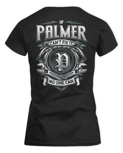 PALMER AP81-K4-626 - Personalized Ahmed Quote Apparel “If Ahmed Can't Fix It, No One Can” - Women's Standard T-Shirt - Black