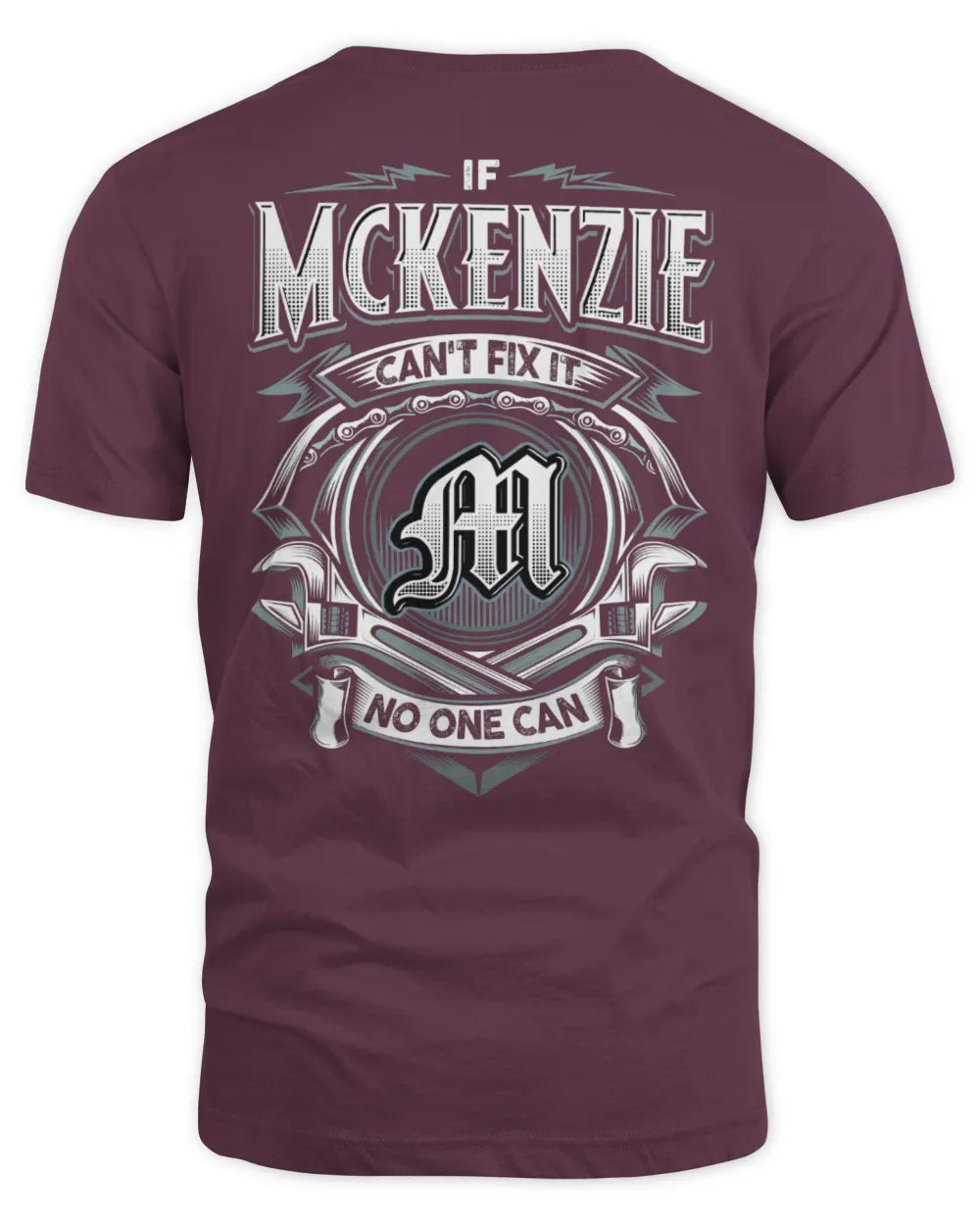 MCKENZIE AP81-K4-626 - Personalized Ahmed Quote Apparel “If Ahmed Can't Fix It, No One Can” - Unisex Standard T-Shirt - Maroon