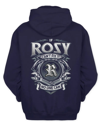 ROSY AP81-K4-626 - Personalized Ahmed Quote Apparel “If Ahmed Can't Fix It, No One Can” - Unisex Hoodie - Navy