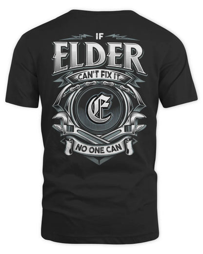 ELDER AP81-K4-626 - Personalized Ahmed Quote Apparel “If Ahmed Can't Fix It, No One Can” - Unisex Standard T-Shirt - Black