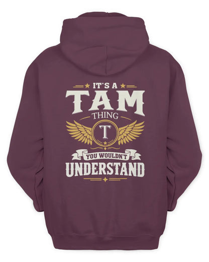 TAM KT06-M008 It’s a [NAME] Thing – You Wouldn’t Understand | Personalized Vintage T-Shirt - Unisex Hoodie - Maroon