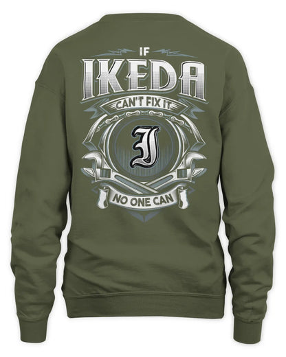IKEDA AP81-K4-626 - Personalized Ahmed Quote Apparel “If Ahmed Can't Fix It, No One Can” - Unisex Sweatshirt - Military Green